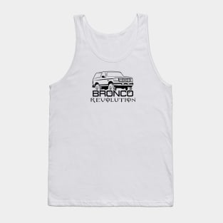 1992-1996 Bronco Revolution - Black Print Tank Top